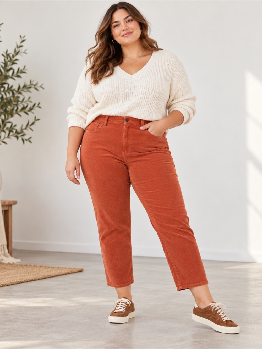 Madewell Corduroy Classic Straight Leg Jean Pants NEW Size 35 - Picture 1 of 10